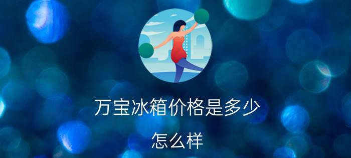 万宝冰箱价格是多少 怎么样